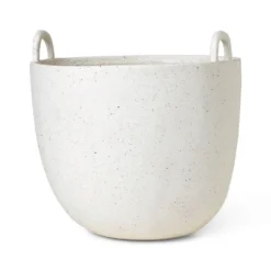 Speckle ruukku Ø30 cm, Off white