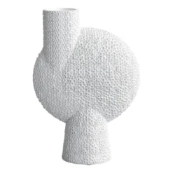 Sphere maljakko Bubl Shisen big 44 cm, Bone White