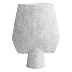 Sphere maljakko Square Shisen big 44 cm, Bone White