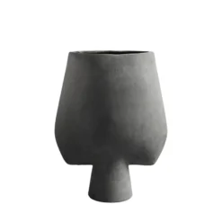 Sphere vaasi Square Big Ø33 cm, Dark grey