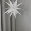 Sputnik joulutähti Ø60 cm, valkoinen