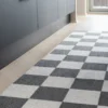 Square all-round käytävämatto, Dark grey, 77x240 cm