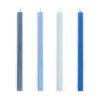 Square Candle kynttilä mix 4-pack, Blues