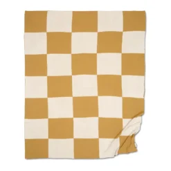 Square huopa 130x170 cm, Keltainen