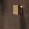 Square koukku large, Brass