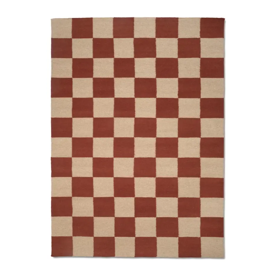 Square matto, Ruskea-luonnollinen, 300x400 cm