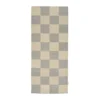 Squares käytävämatto, Grey-natural, 80x200 cm