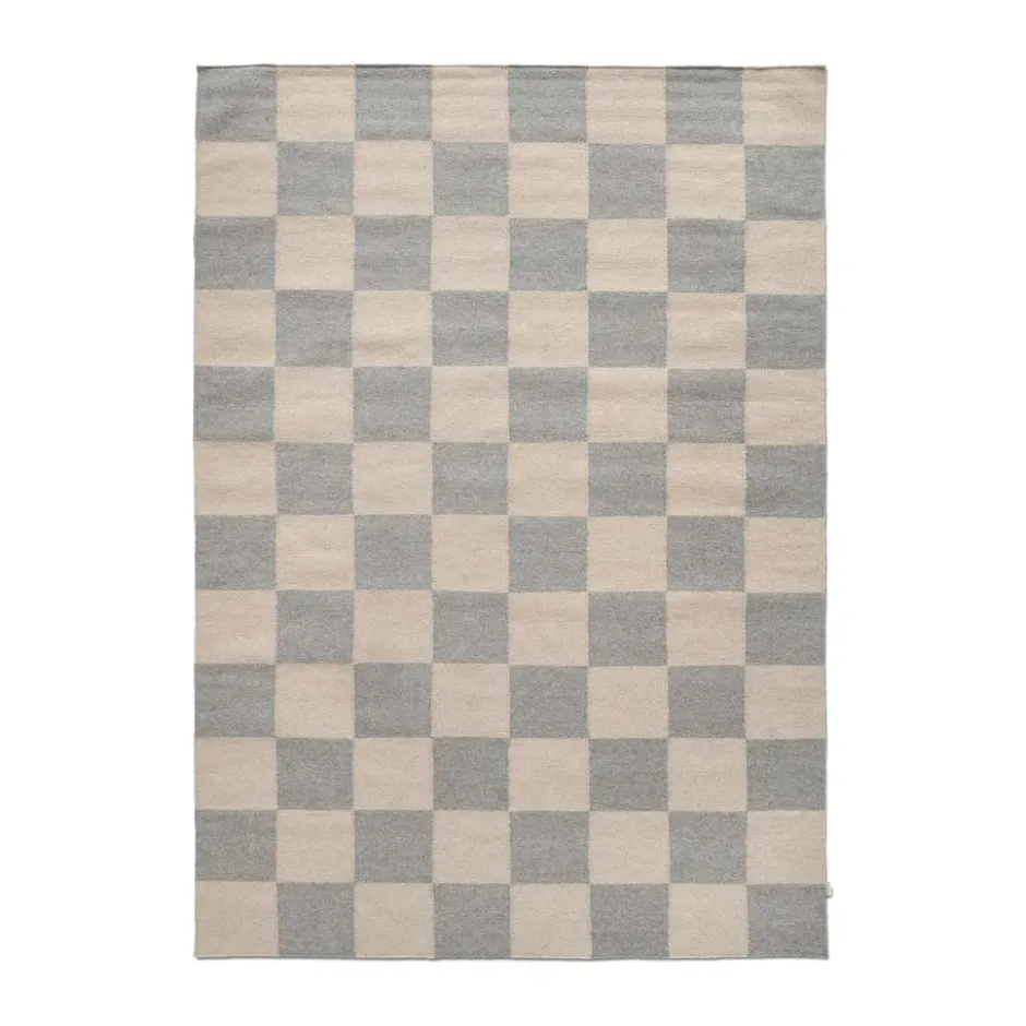 Squares matto, Grey-natural, 300x400 cm