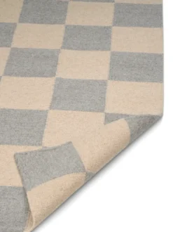 Squares matto, Harmaa-beige, 250x350 cm
