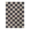Squares matto, Musta-beige, 250x350 cm