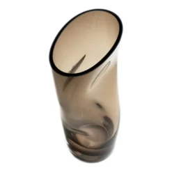 Squeeze maljakko 23 cm, Ruskea