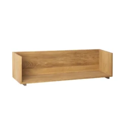 Stack seinähylly, Oak, kannattimet tummaksi öljyttyä saksanpähkinää