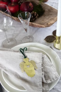 Stig L Gingerbread Angel -joulukuusenkoriste, Kulta