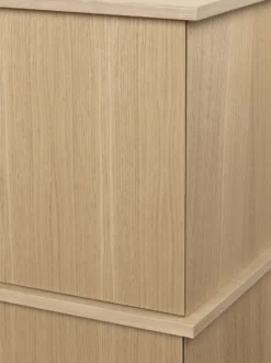Stilt sideboard single 72,5x100 cm, Natural oak