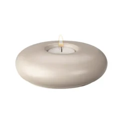 Stone lyhty Ø13 cm, Beige