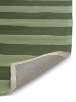 Stripe Boucle matto, Green, 170x230 cm