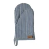 Striped denim patalappu, Blue