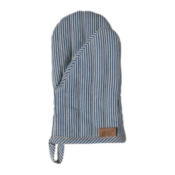 Striped denim patalappu, Blue