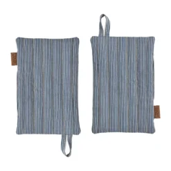 Striped denim patalappu 2 kpl, Blue