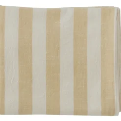 Striped pöytäliina 140 x 260 cm, Vanilla