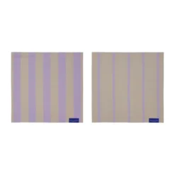 Stripes tiskirätti 33x33 cm 2 kpl, Sand