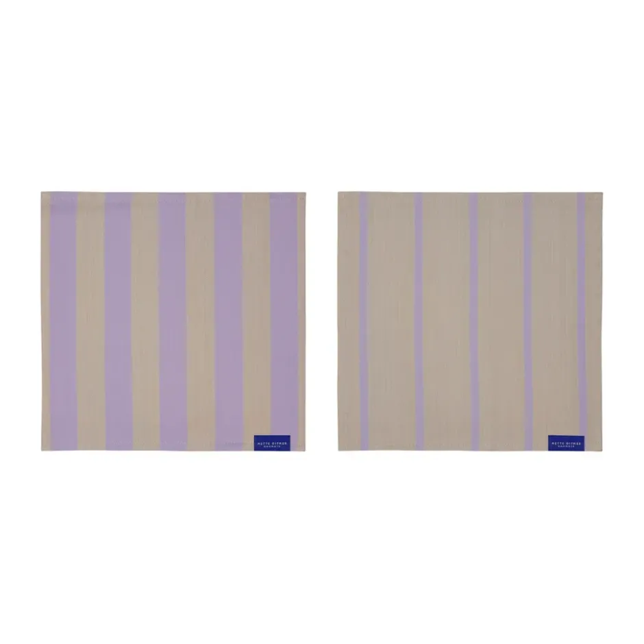 Stripes tiskirätti 33x33 cm 2 kpl, Sand