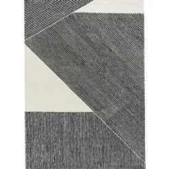 Stripes-villamatto, luonnonvalkoinen, 200x300 cm