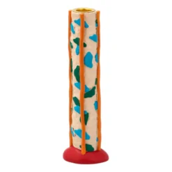 Styles kynttilänjalka täplät 21 cm, Blue-orange