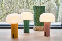 Styles LED-valo kannettava Ø15 cm, Green
