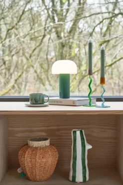 Styles LED-valo kannettava Ø15 cm, Green