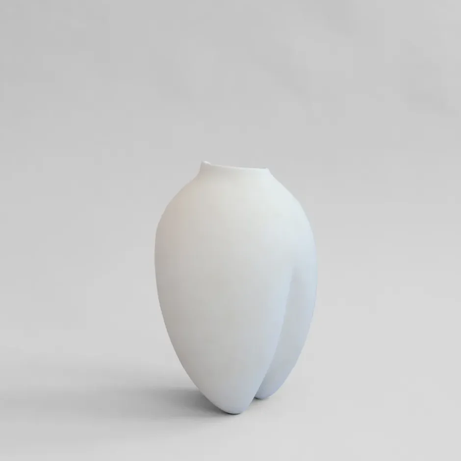 Sumo maljakko slim, Bone White