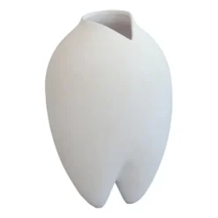 Sumo maljakko slim, Bone White