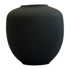 Sunao maljakko medio 30 cm., Musta
