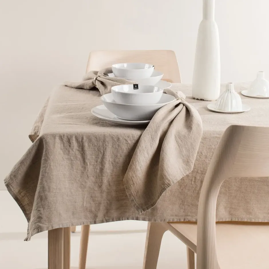 Sunshine pöytäliina luonnonvärinen (beige), 145x330 cm