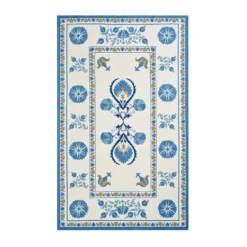 Suzani pöytäliina, Blue, 350x150 cm