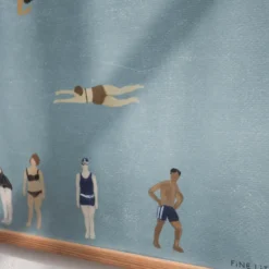 Swimmers juliste, Blue, 50x70 cm