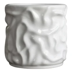 Swoon ruukku Ø 15 cm, Shiny white
