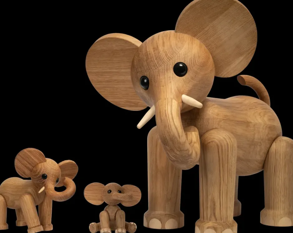 Tembo elefantti koriste 41 cm, Tammi
