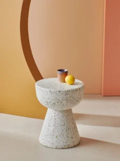 Terrazzo sivupöytä Ø35 cm, Terrazzo multicolour