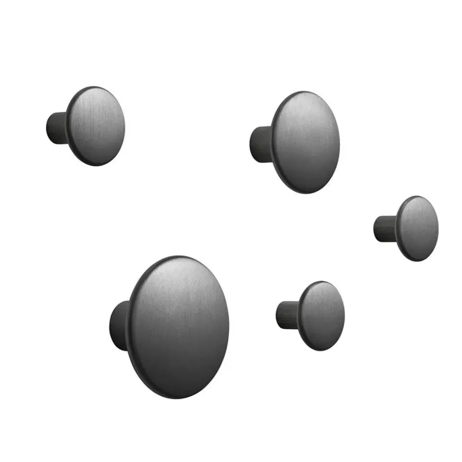 The Dots ripustin metalli 5 kpl, Musta