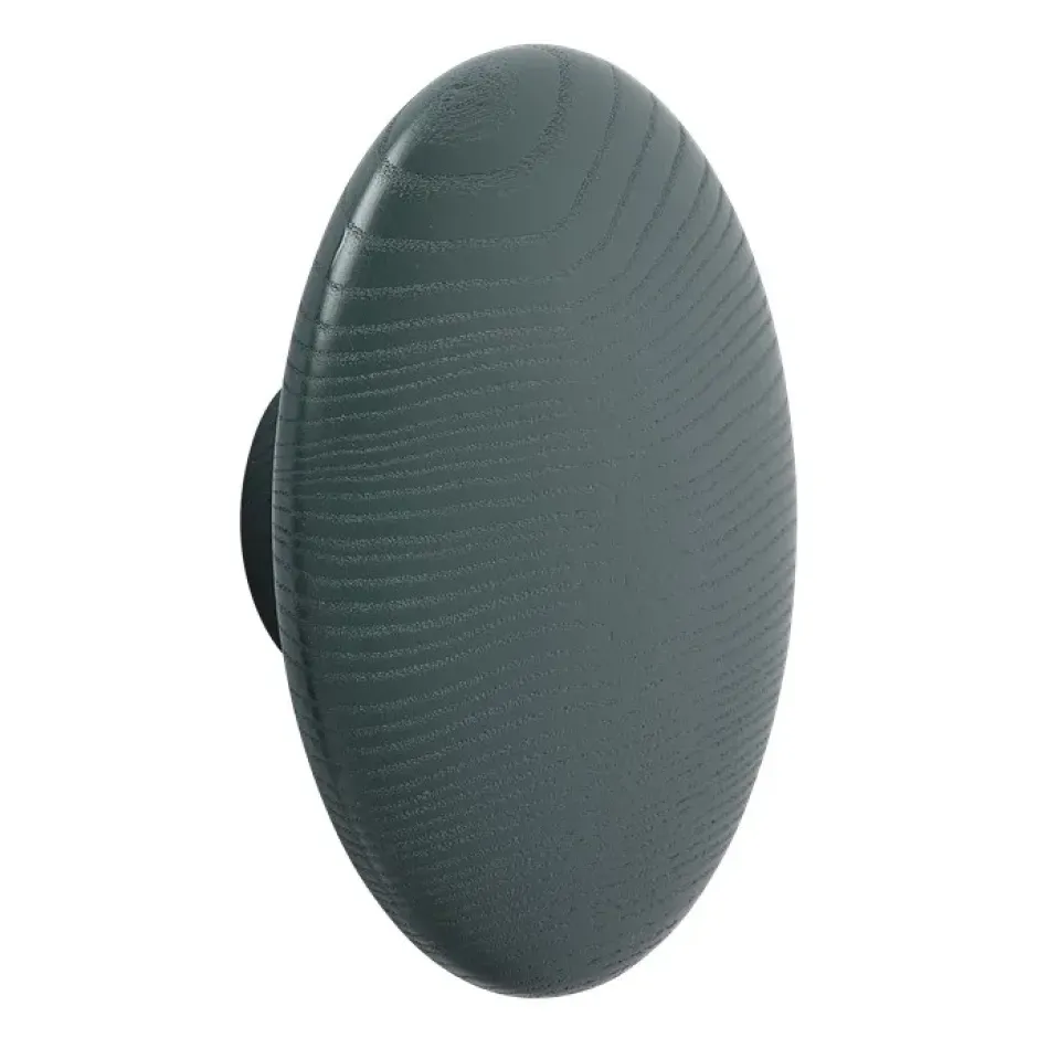 The Dots -vaatekoukku dark green, Ø 17 cm