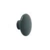 The Dots -vaatekoukku dark green, Ø 6,5 cm