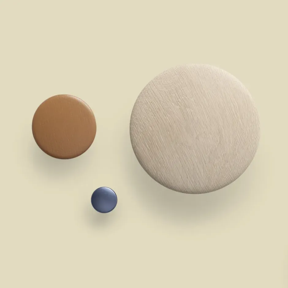 The Dots -vaatekoukku metalli 2,7 cm, Pale blue