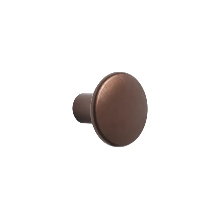 The Dots -vaatekoukku metalli 2,7 cm, Umber