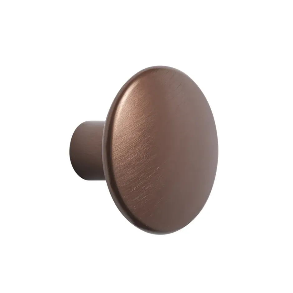 The Dots -vaatekoukku metalli 3,9 cm, Umber