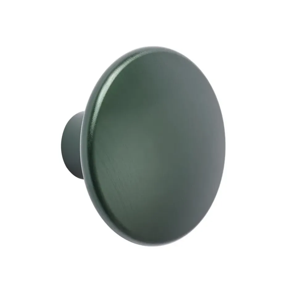 The Dots -vaatekoukku metalli 5 cm, Dark green