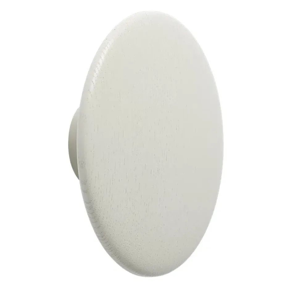 The Dots -vaatekoukku off white, Ø 17 cm
