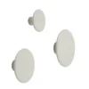 The Dots -vaatekoukku off white, Ø 9 cm