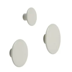 The Dots -vaatekoukku off white, Ø 9 cm