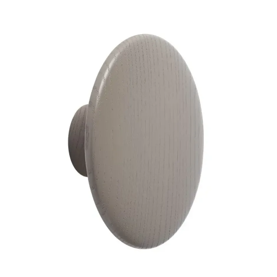 The Dots -vaatekoukku taupe, Ø 13 cm